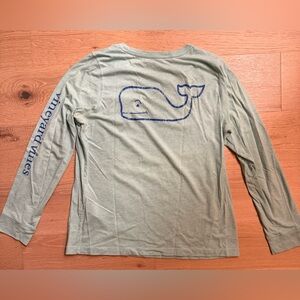 Vineyard Vines Aqua Long Sleeve Shirt Size L